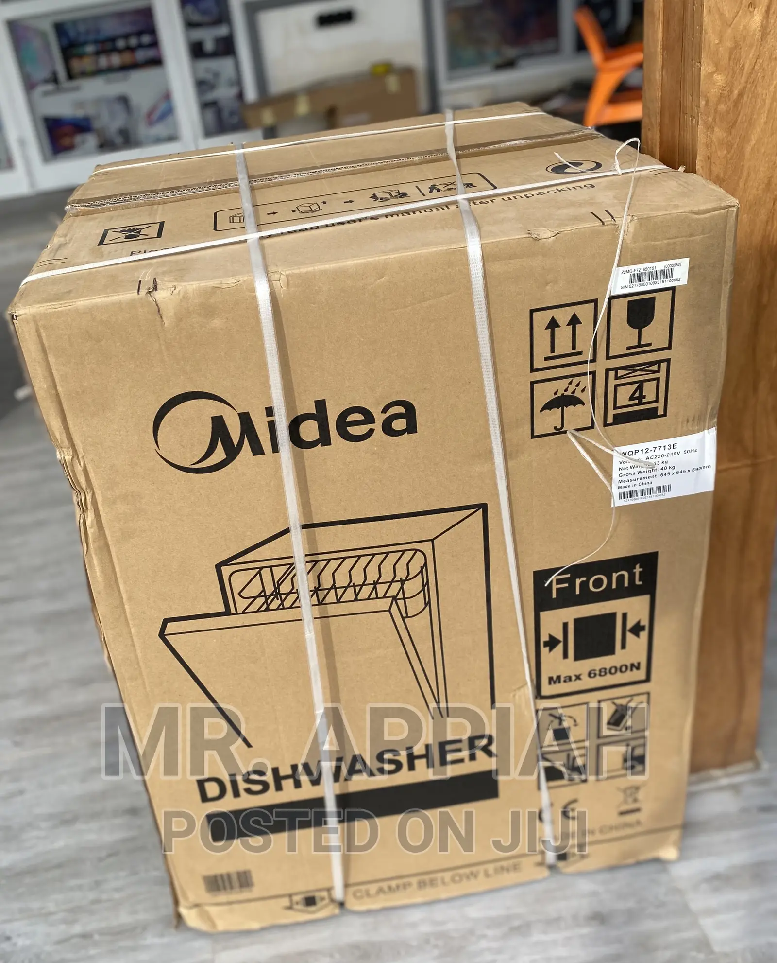 Shop Original Midea Electric Dishwasher(WQP12-5203)Silver 
