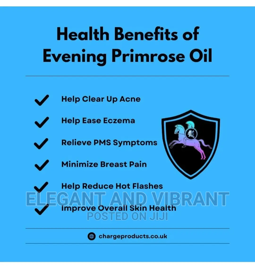 Evening Primrose Oil Softgels 1000mg GLA 9% Skin Heart