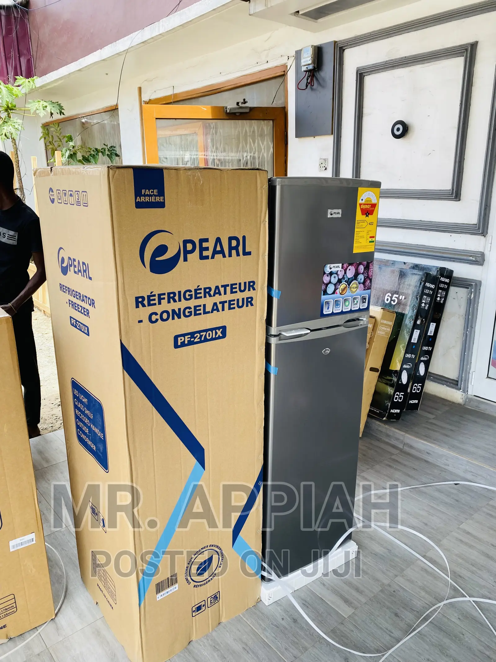Shop Affordable Pearl Double Door Refrigerator(Pf-270 Ix).