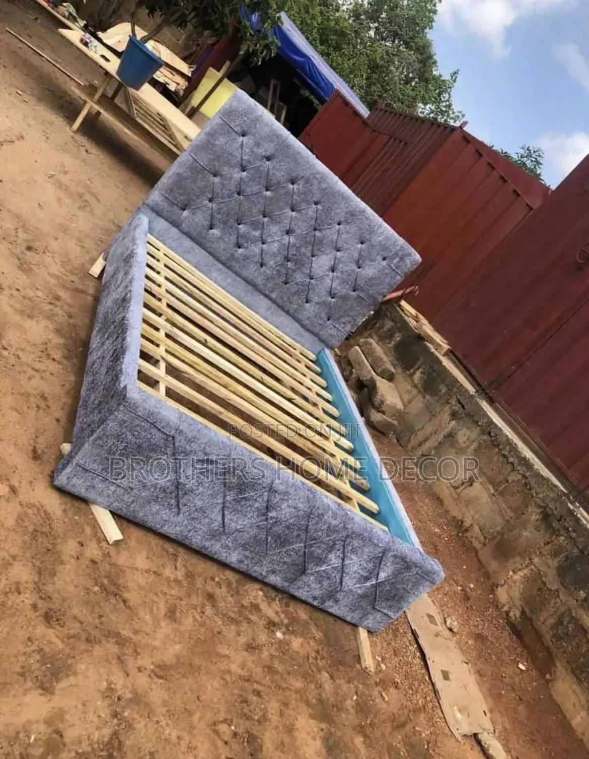 Fabric 60x80 Bedframe.