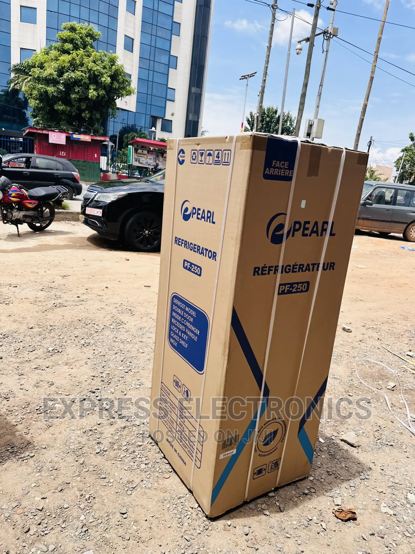 Inside Condenser Pearl Double Door Fridge Pf -270 Ix ,166L