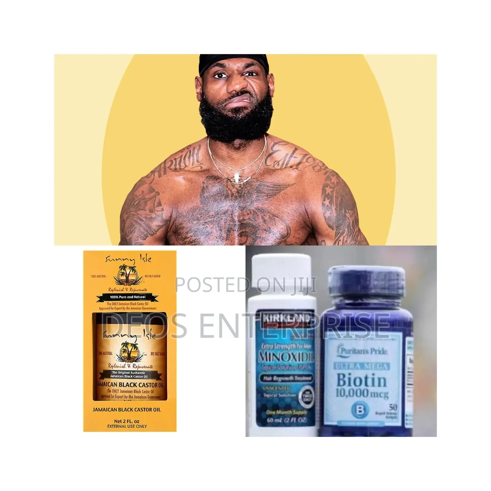 Faster and Quicker Beard Growth Combo