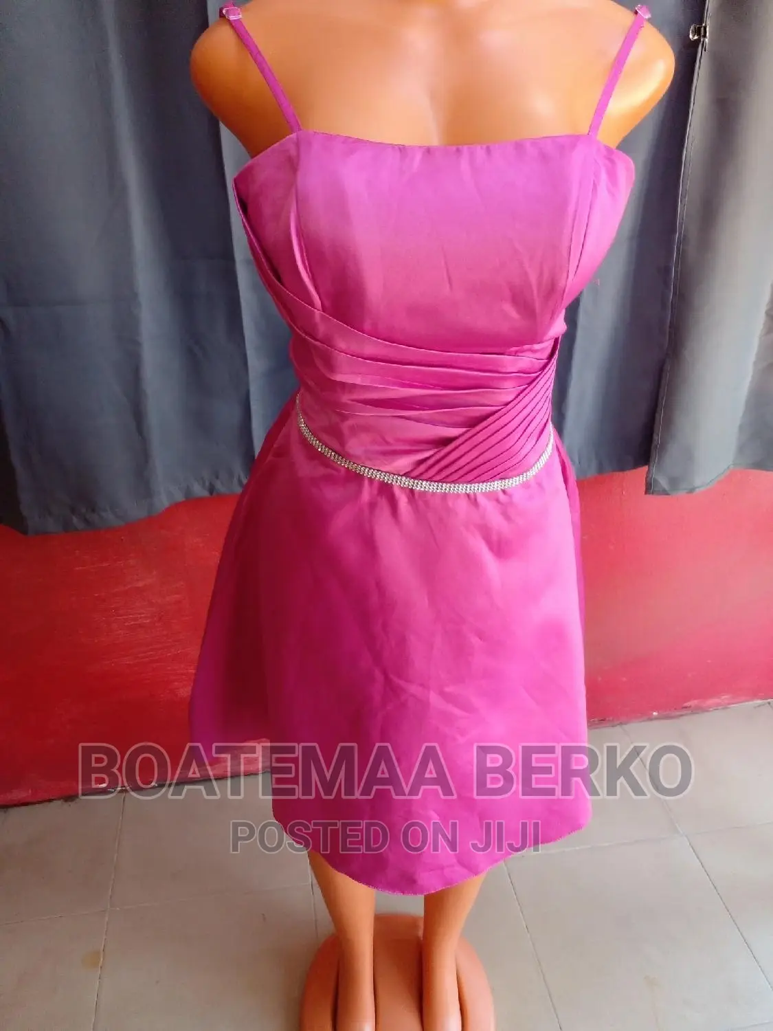 Pink Flair Short Dress