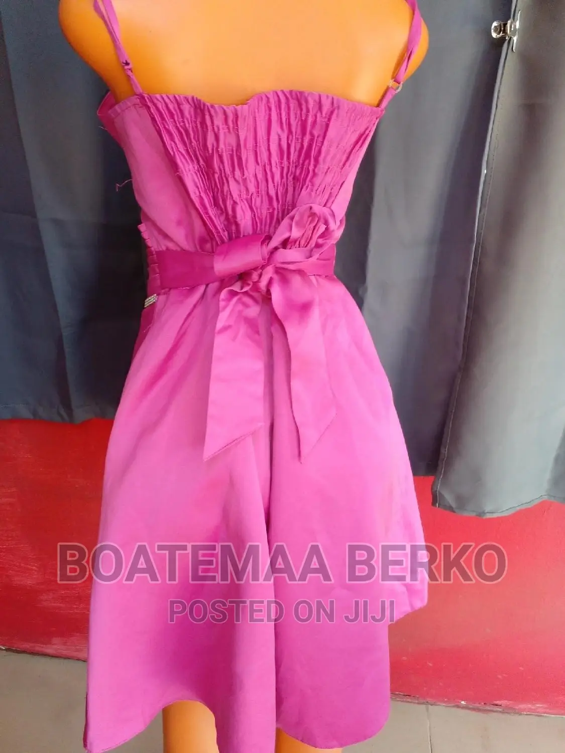 Pink Flair Short Dress