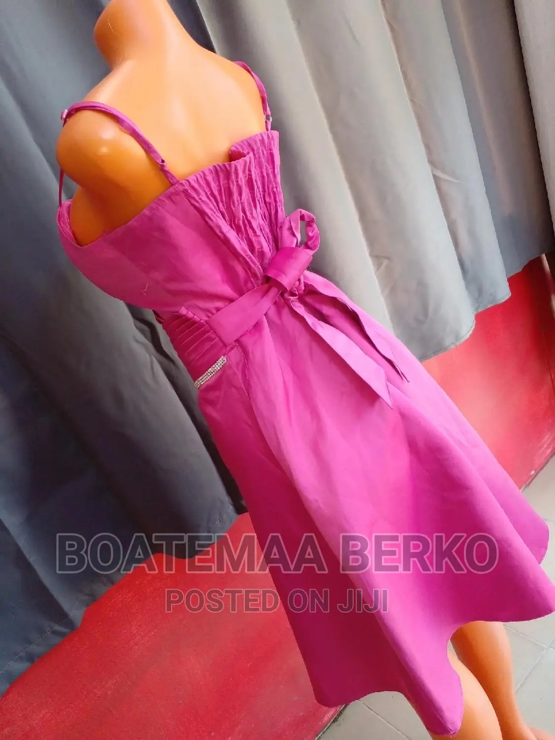 Pink Flair Short Dress