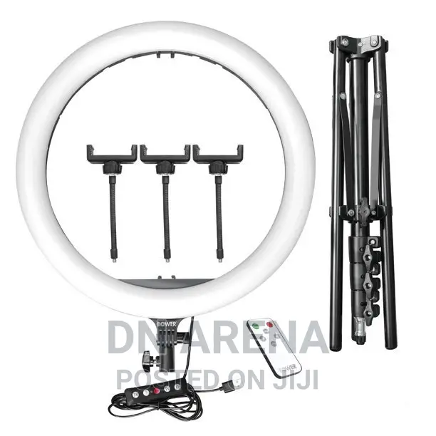 18" RGB Ring Light With Tripod Phone Holder Remote Control