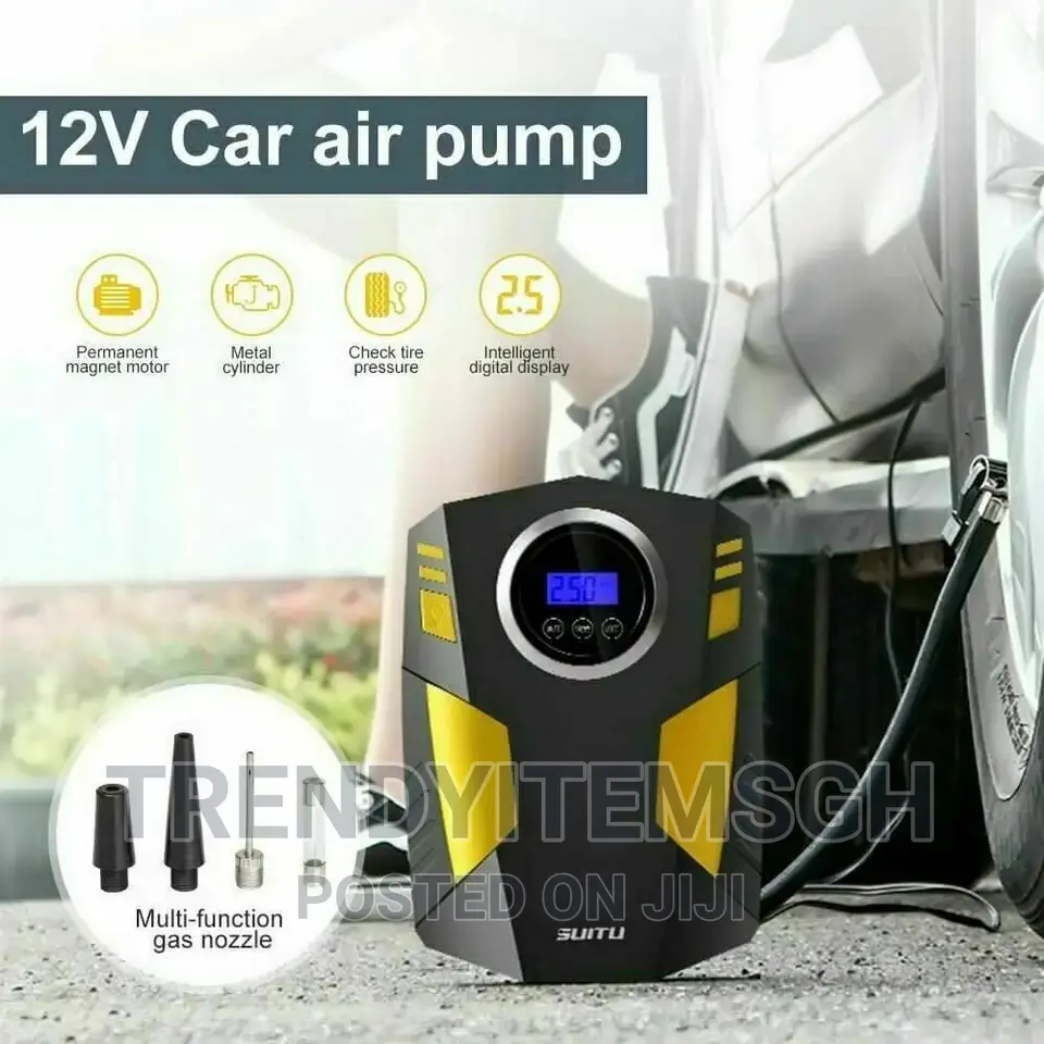 Auto Car Air Pump Digital Inflator Tire Pressure Pump