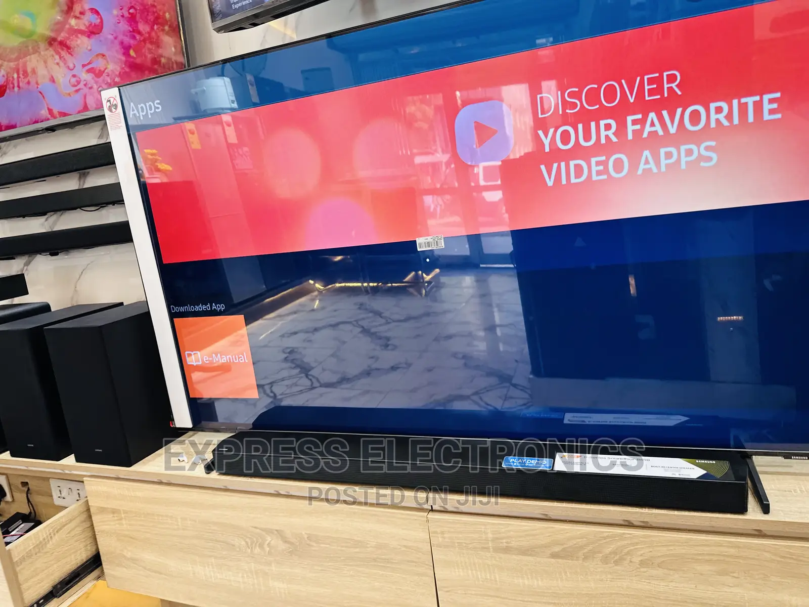 Get a New Slim 55q60b (Qled )Samsung Uhd Smart Speaker