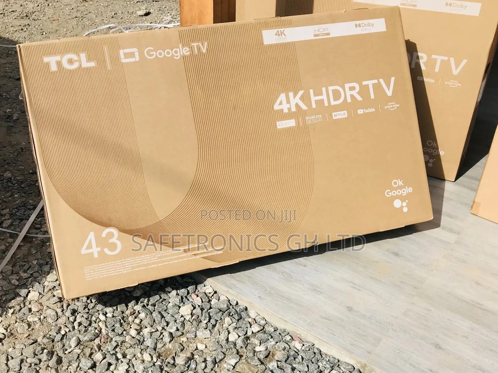 TCL Black D3200 43 Inches Glossy LED Electric Tv