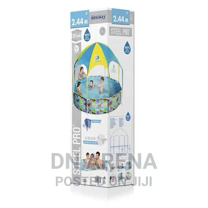 Bestway Splash- In -Shade Swimming Pool With Canopy 244*51cm