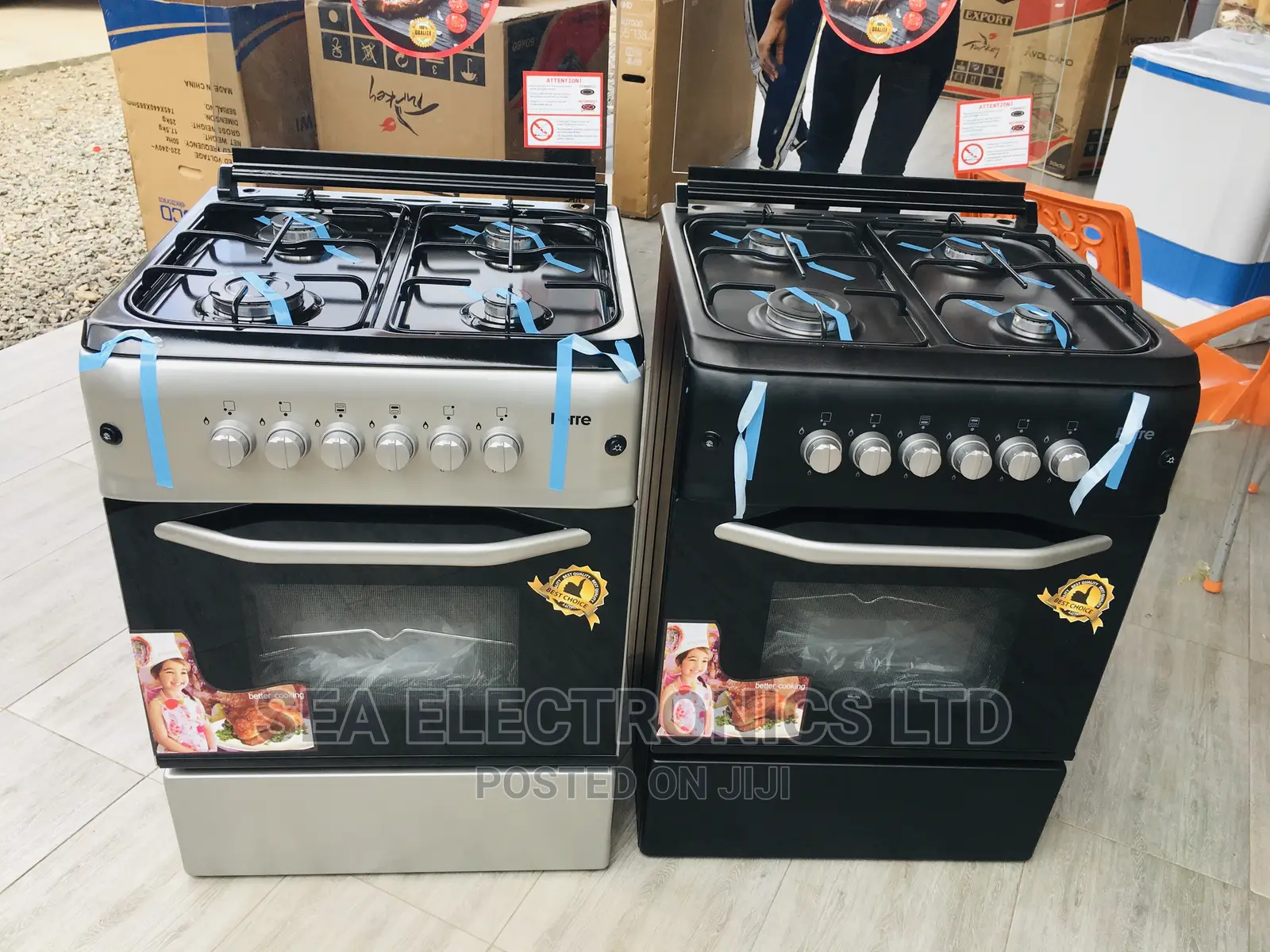 Ferre 60x60 Auto Ignition 4 Burner Gas Cooker