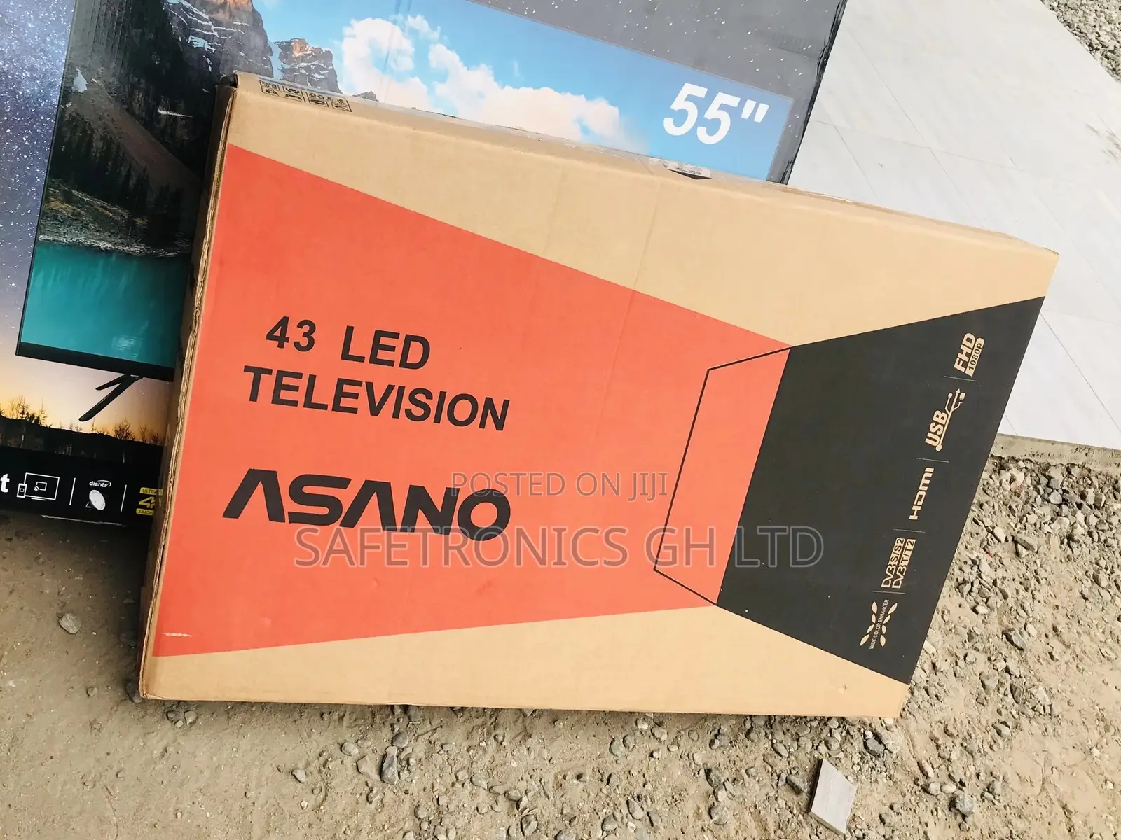 Asano 43 Inches Glossy LED Digital Satellite Tv