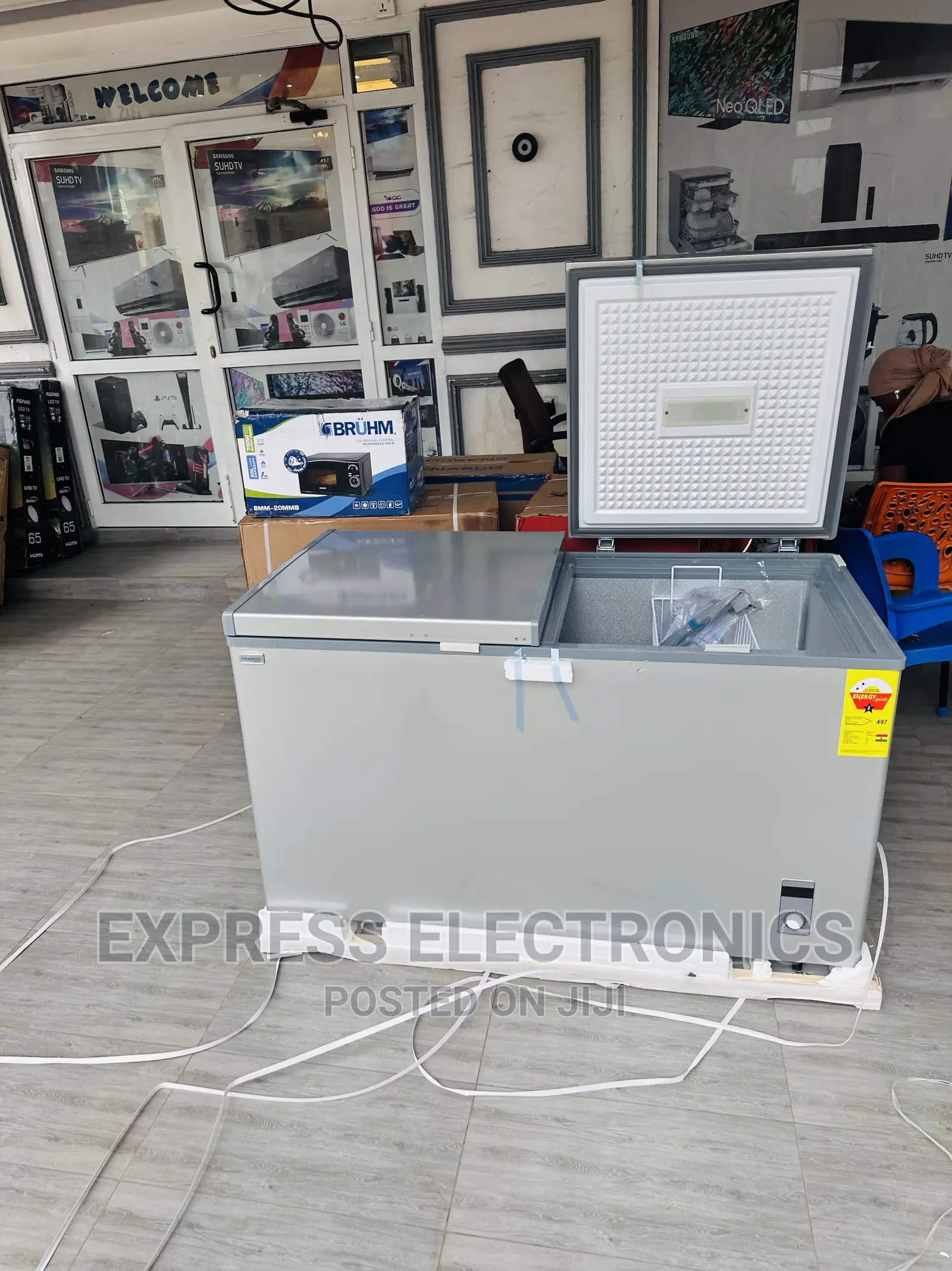 Durable Nasco Nas-500fl-Dd, 425L Chesy Freezer