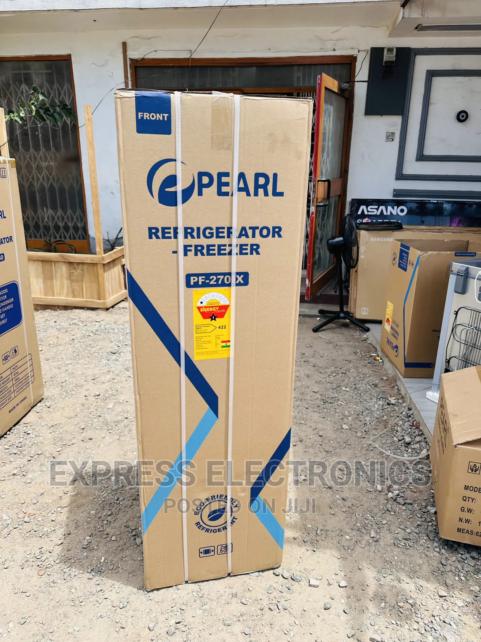 Fast Cooling Pf -270 Ix ,166L Double Door Fridge Pearl