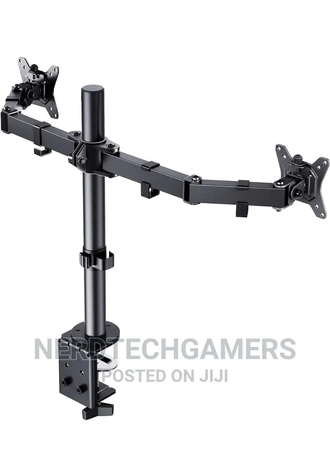 Ergear Dual Monitor Desk Mount, Fully Adjustable Dual