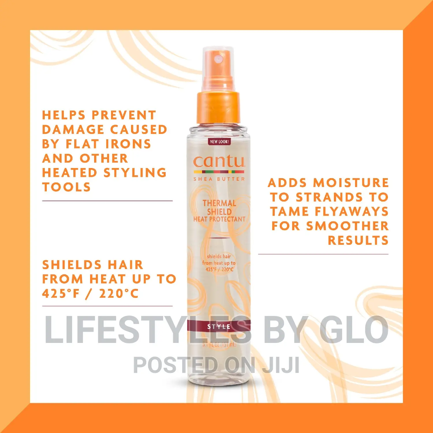 Cantu Thermal Shield Heat Protectant With Shea Butter