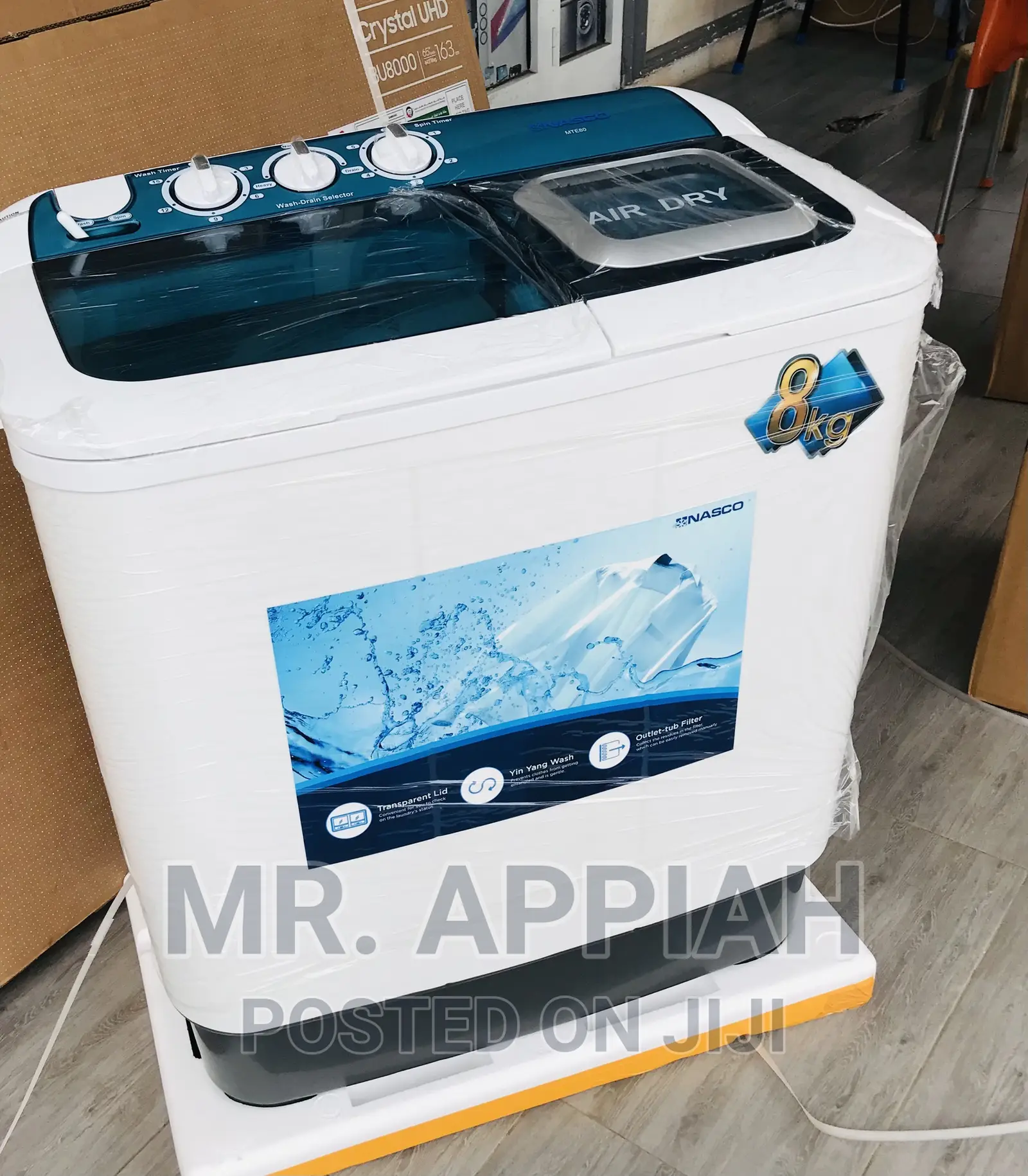 Shop Reliable Nascodouble Door Electric Washing Machine,8kg