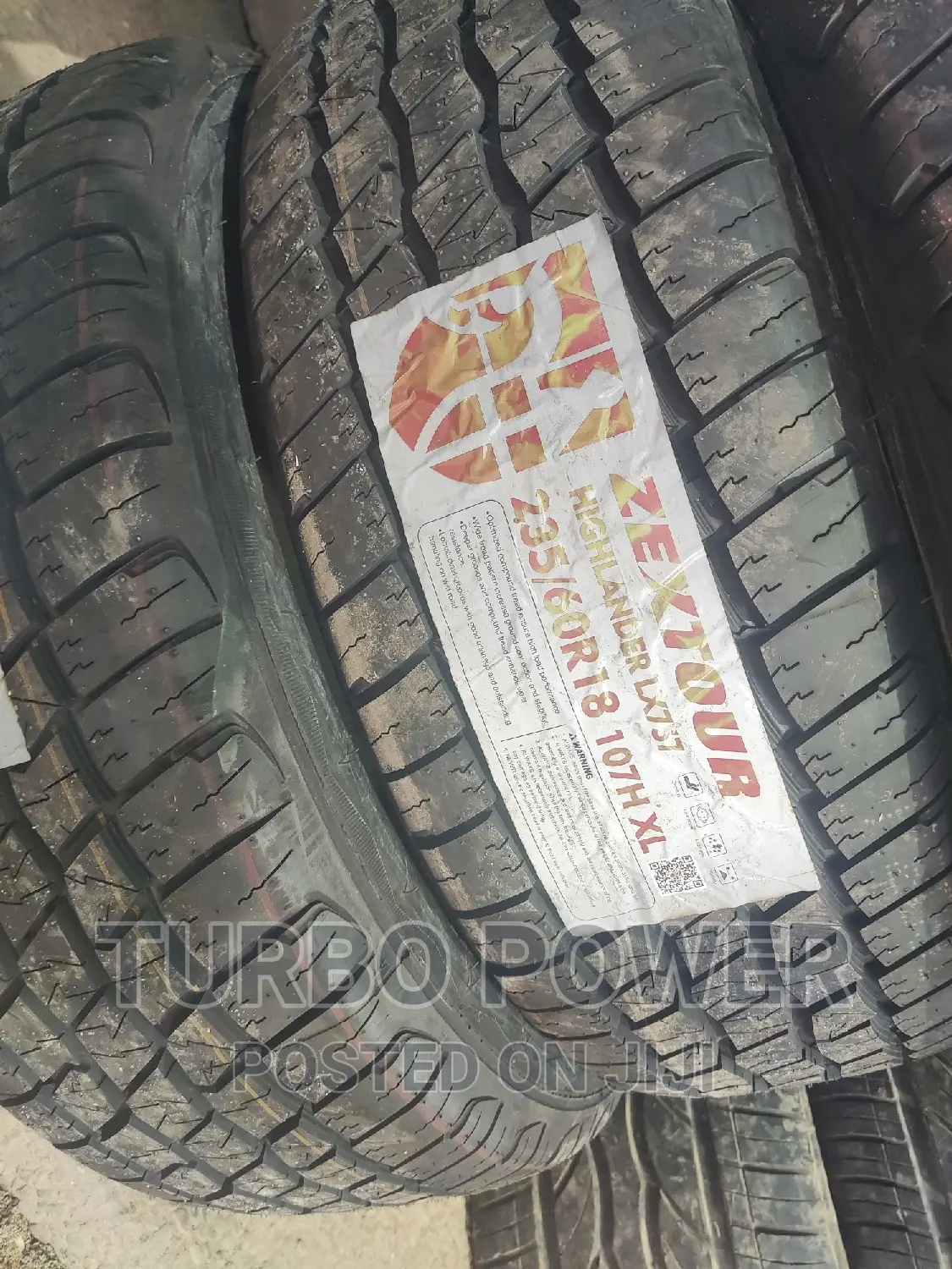 235/60r18 Zextour Rough Pattern
