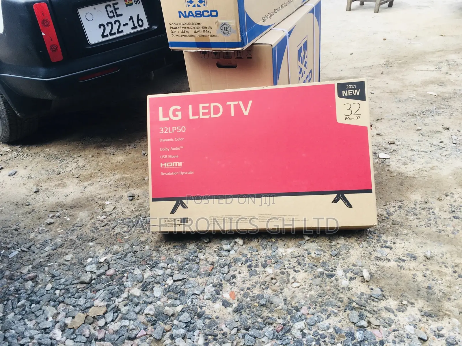 LP50 Glossy Lg 32 Inches Electric Black Tv