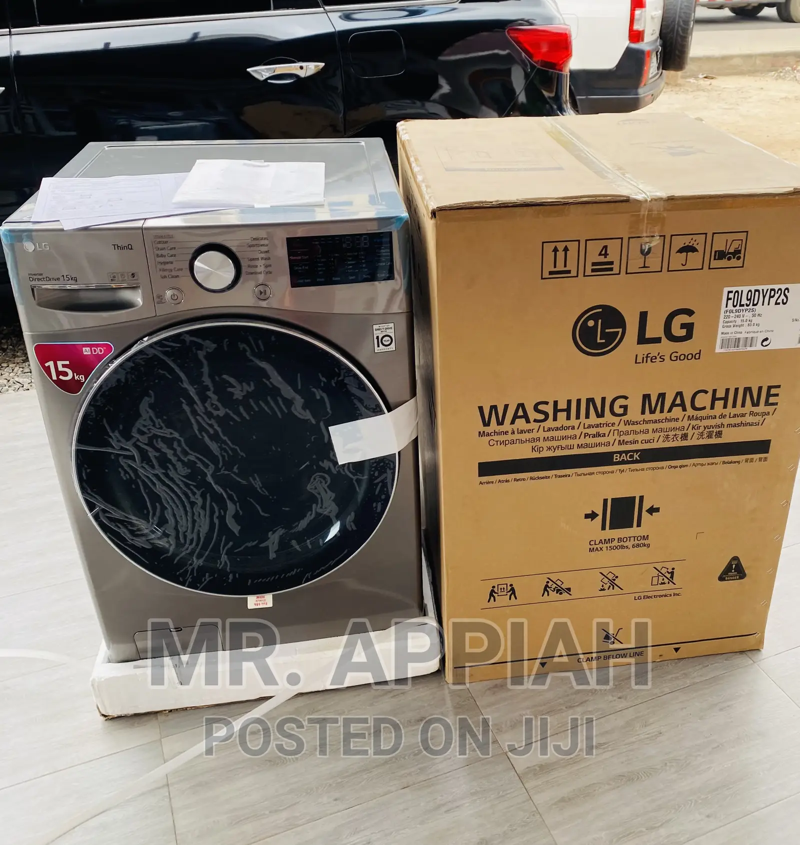 Shop Quality LG(F0L9DYP2S)15KG Front Load Washing Machine
