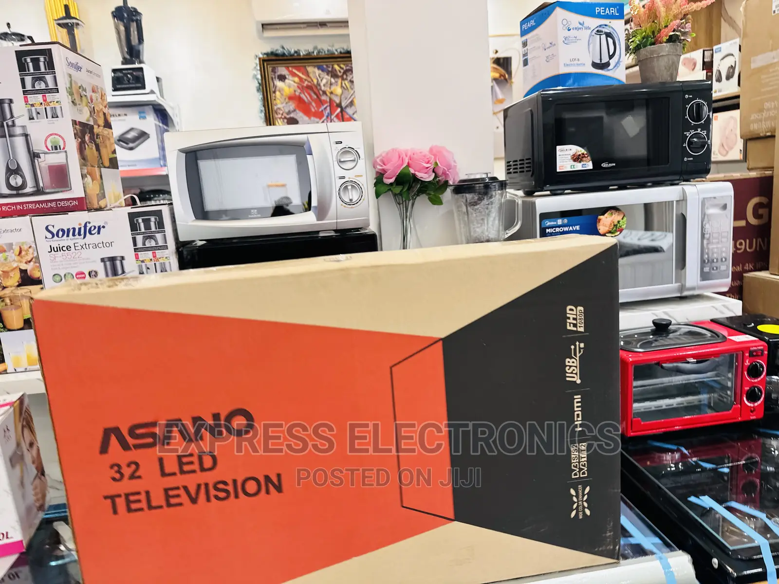 Shop the Best Asano Tv FHD Satellite 32”