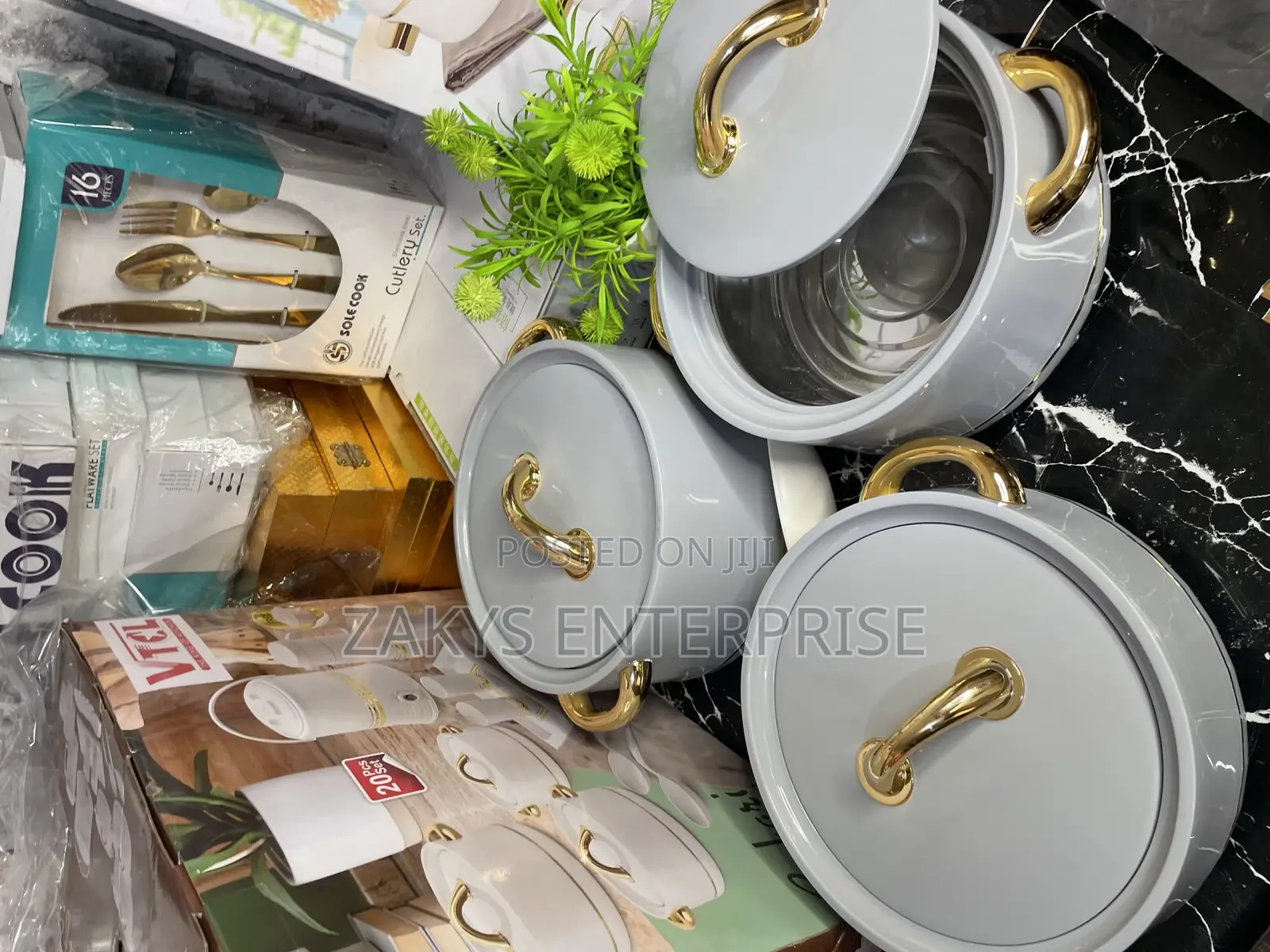 Stylish Insulated Food Warmer 3set