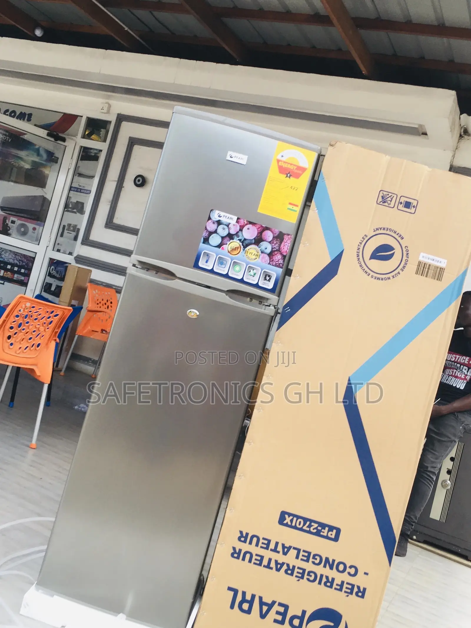Doubledoor Pearl Topfreezer Pf-270ix 166 Liters Fridge 