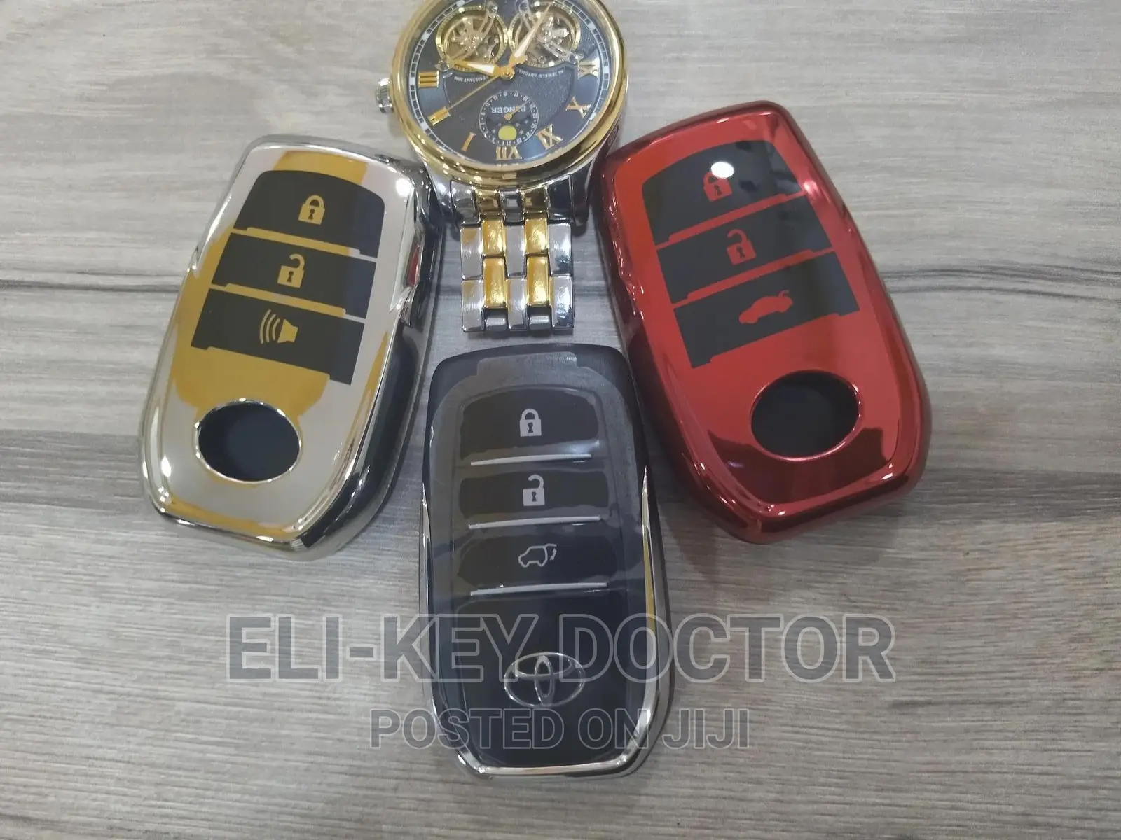 Beautiful TPU Cases for Toyota Hilux Lanadcruiser Smart Key