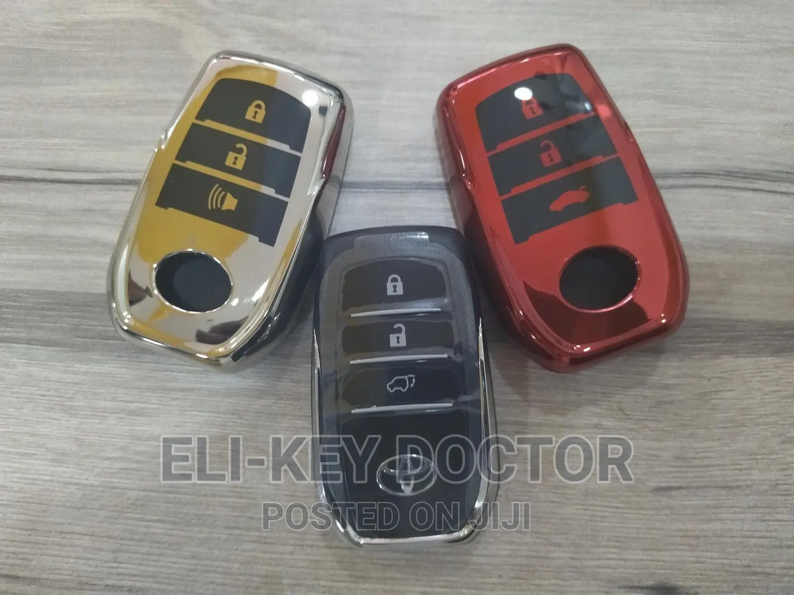 Beautiful TPU Cases for Toyota Hilux Lanadcruiser Smart Key