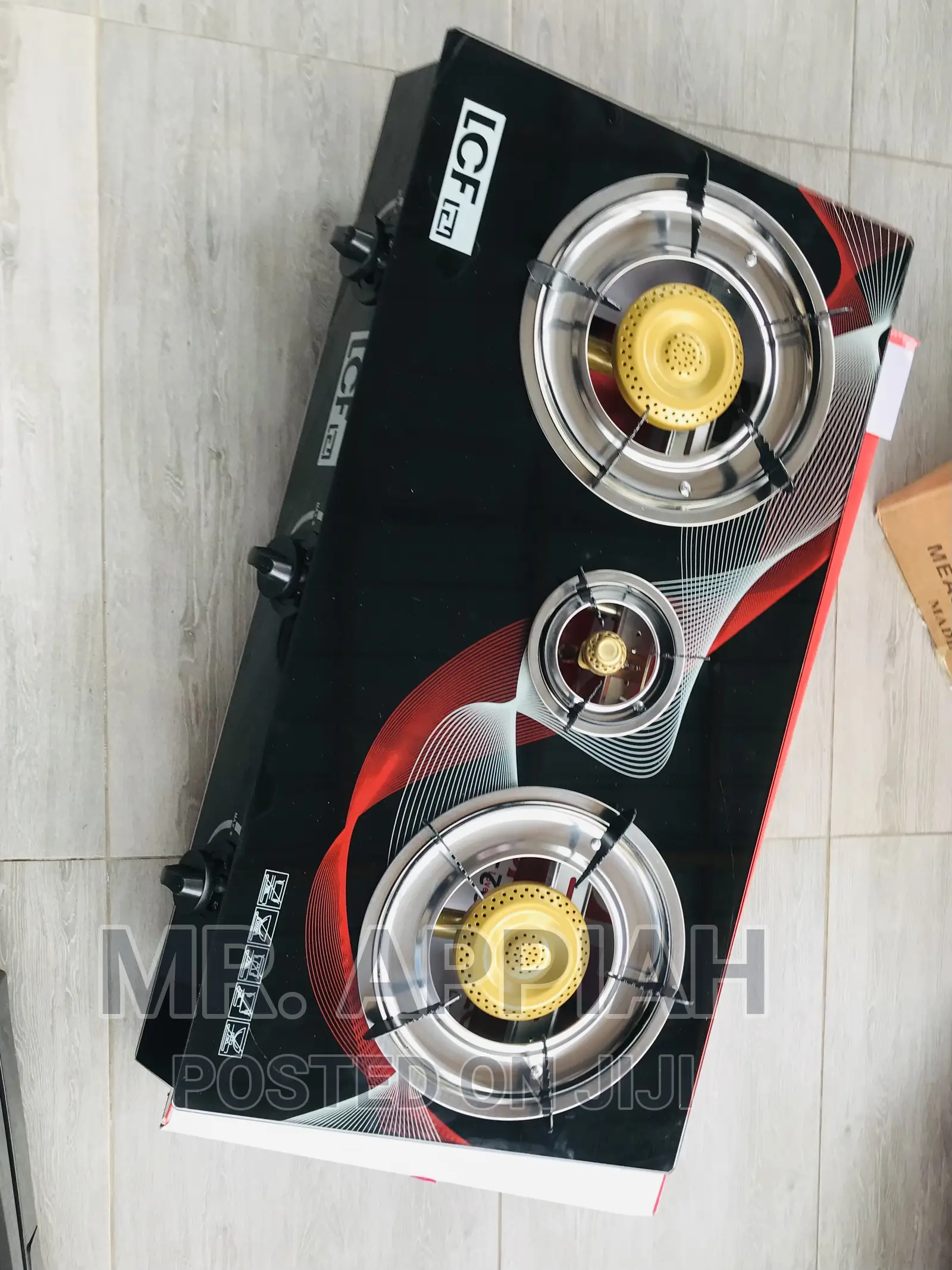 Classic Design LCF 2 Gas Burner(Glass) 