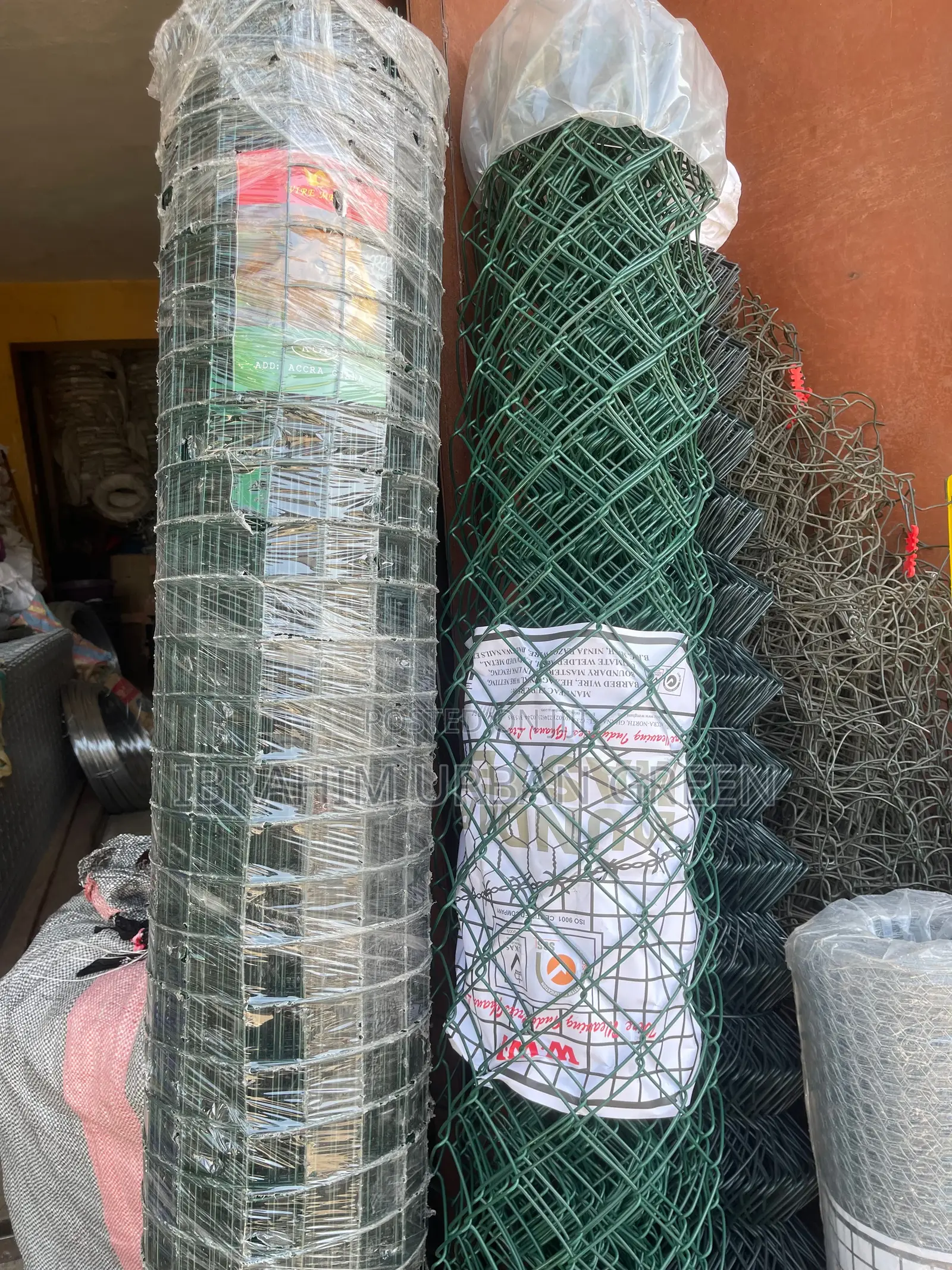 Green Coated 2x2mesh 6ftx50ft
