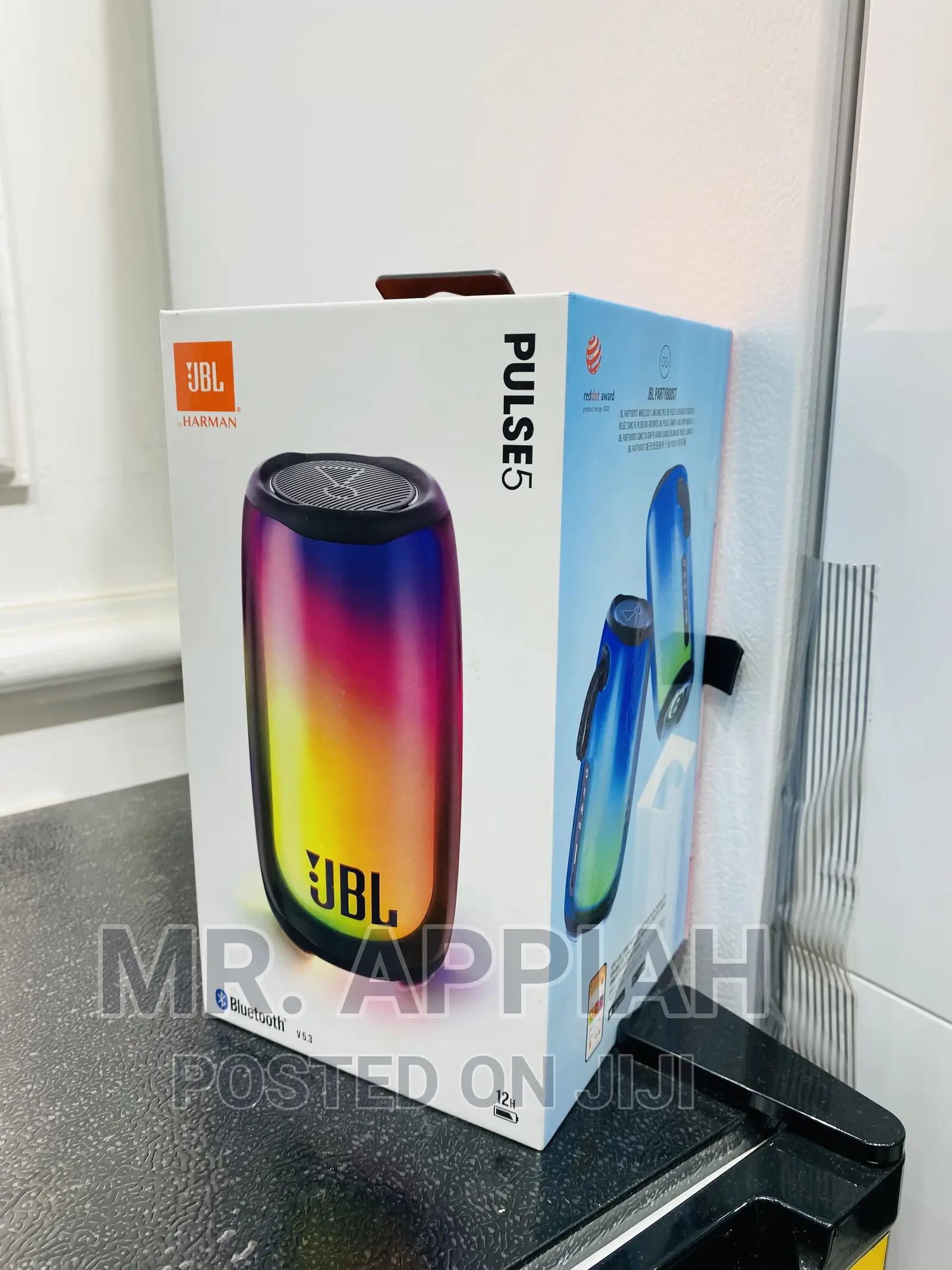 Latest and Affordable JBL Pulse 5 Waterproof Speaker(Black)