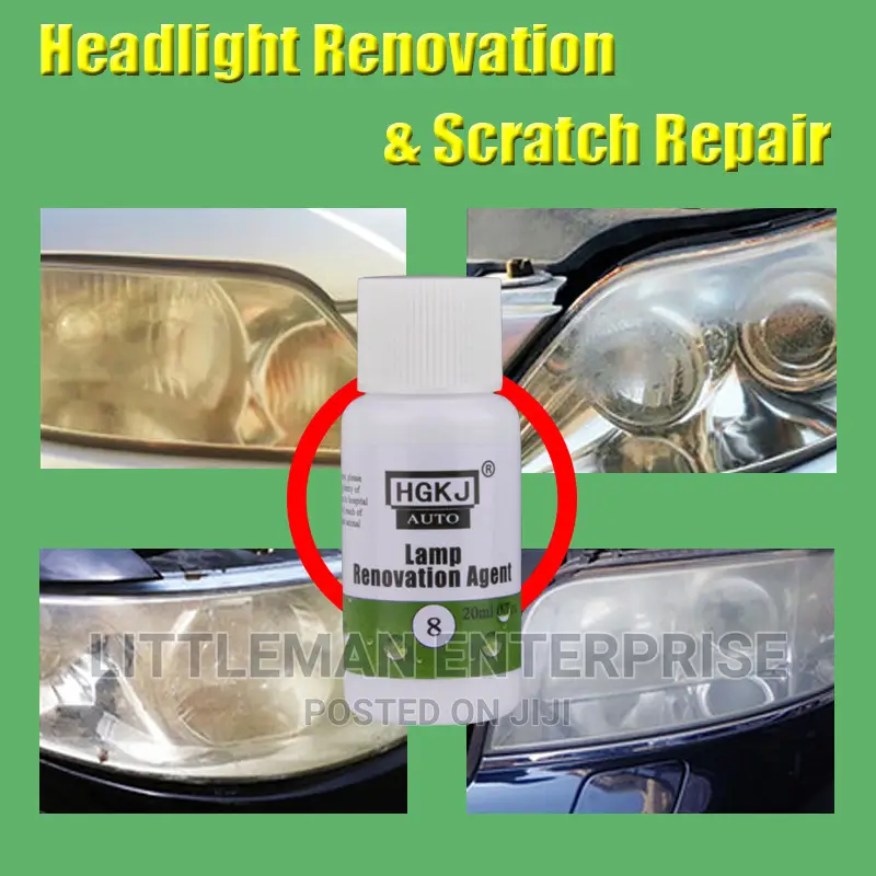 Car Headlight Cleaner Polish Restoration Repair