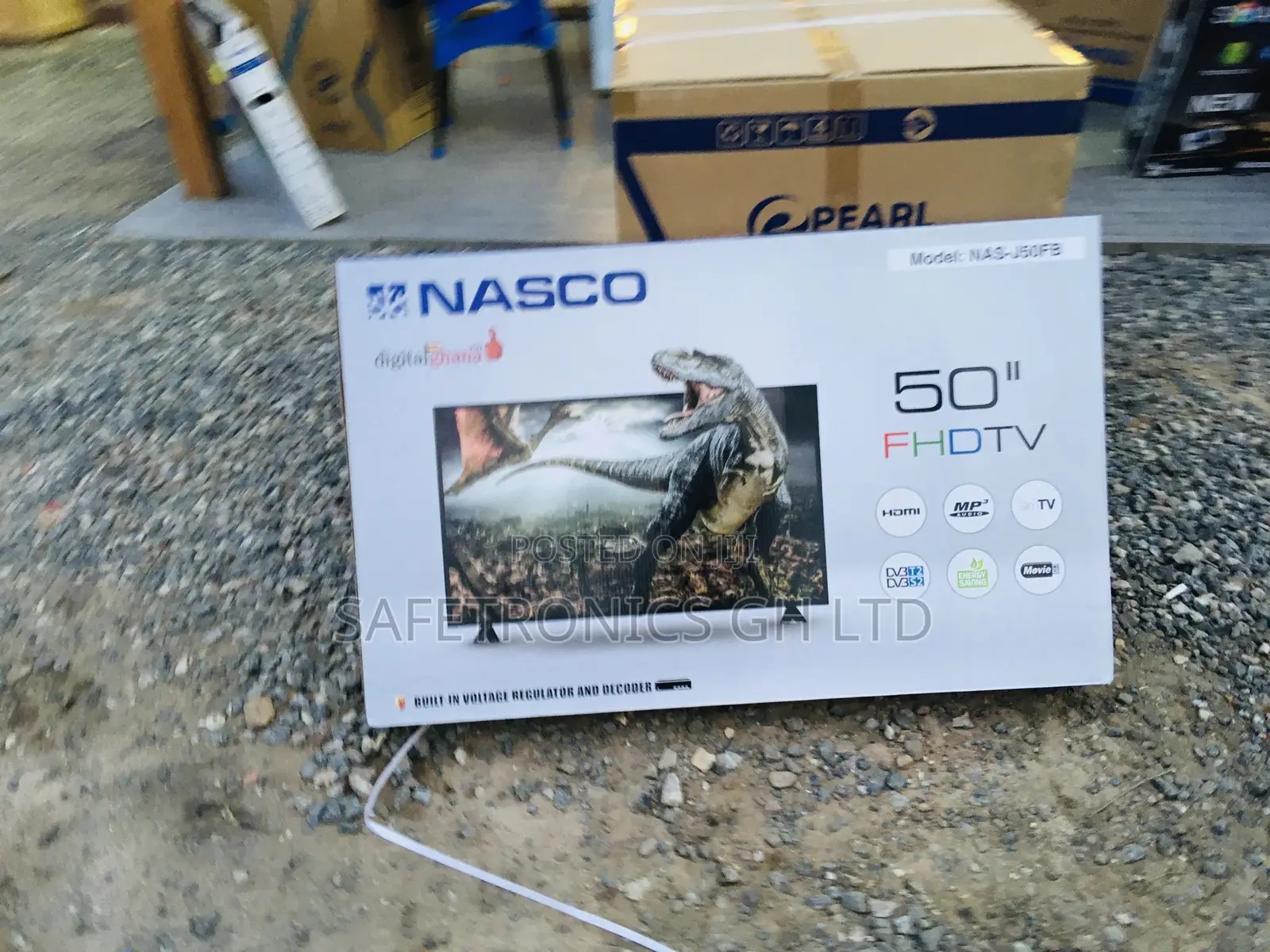 Satellite Black Digital 50 Inches Glossy LED Electric Tv