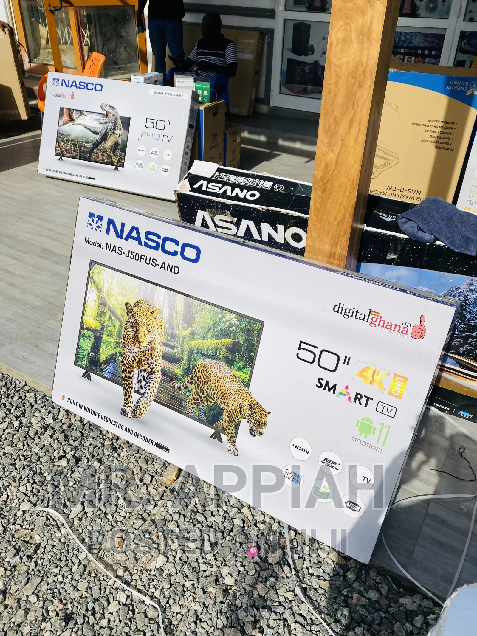 Shop Authentic Nasco 50” Smart Uhd Led Tv(Black)