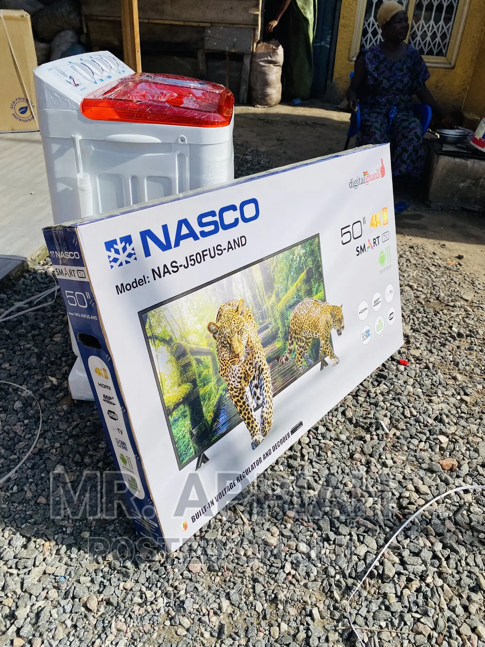 Shop Authentic Nasco 50” Smart Uhd Led Tv(Black)