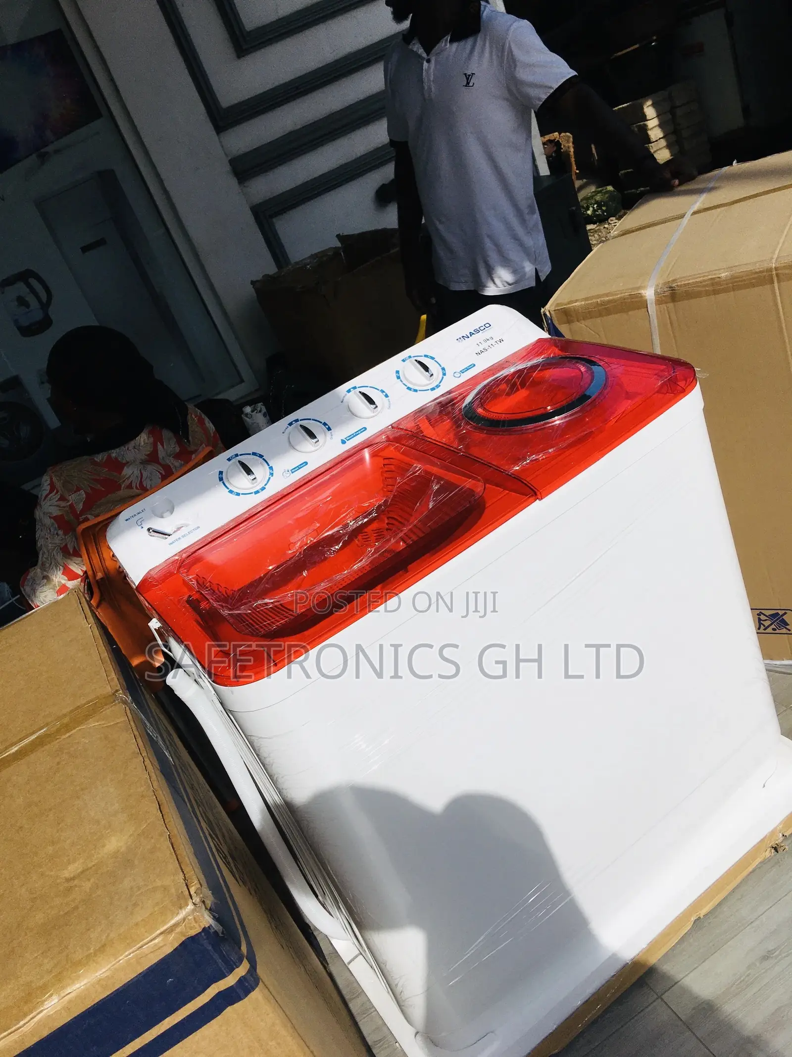 Nasco 11kg Washingmachine Semiautomatic Topload Electric
