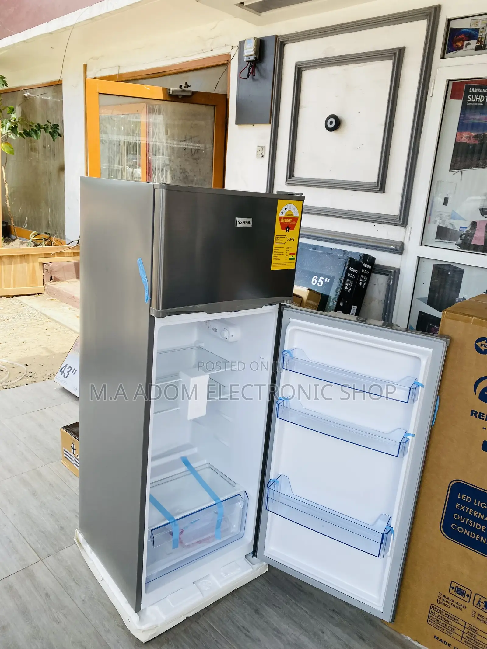 Super Chilling Pearl PF-250 Double Door Refrigerator 