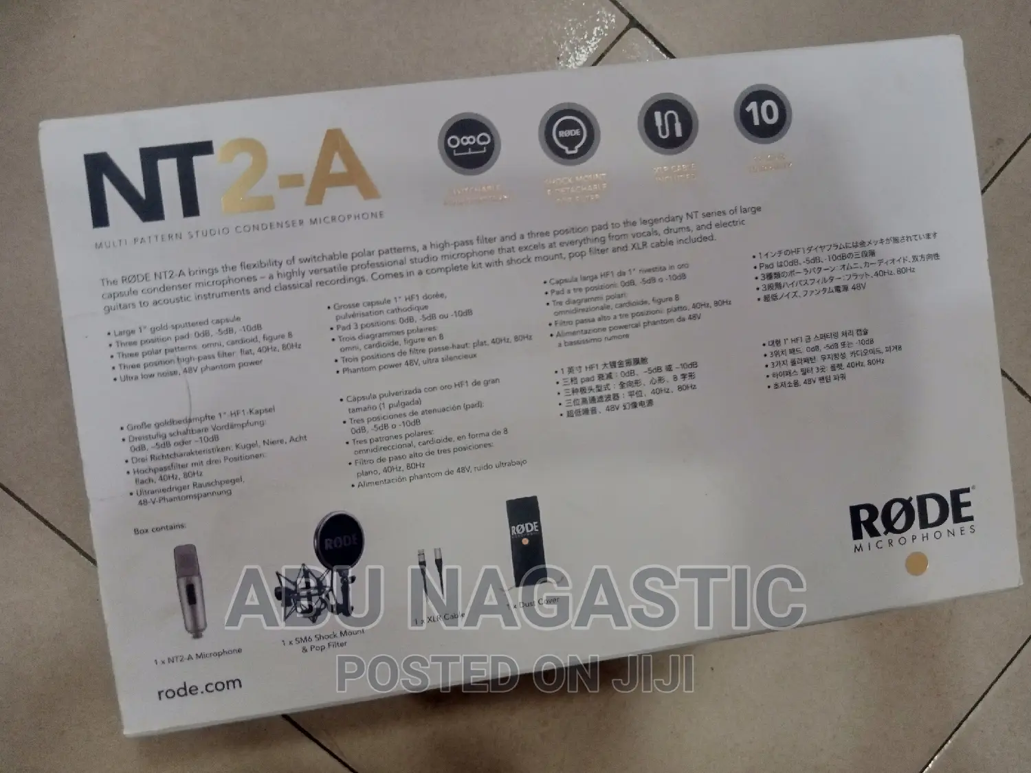Brand New Rode Nt2-a Microphone