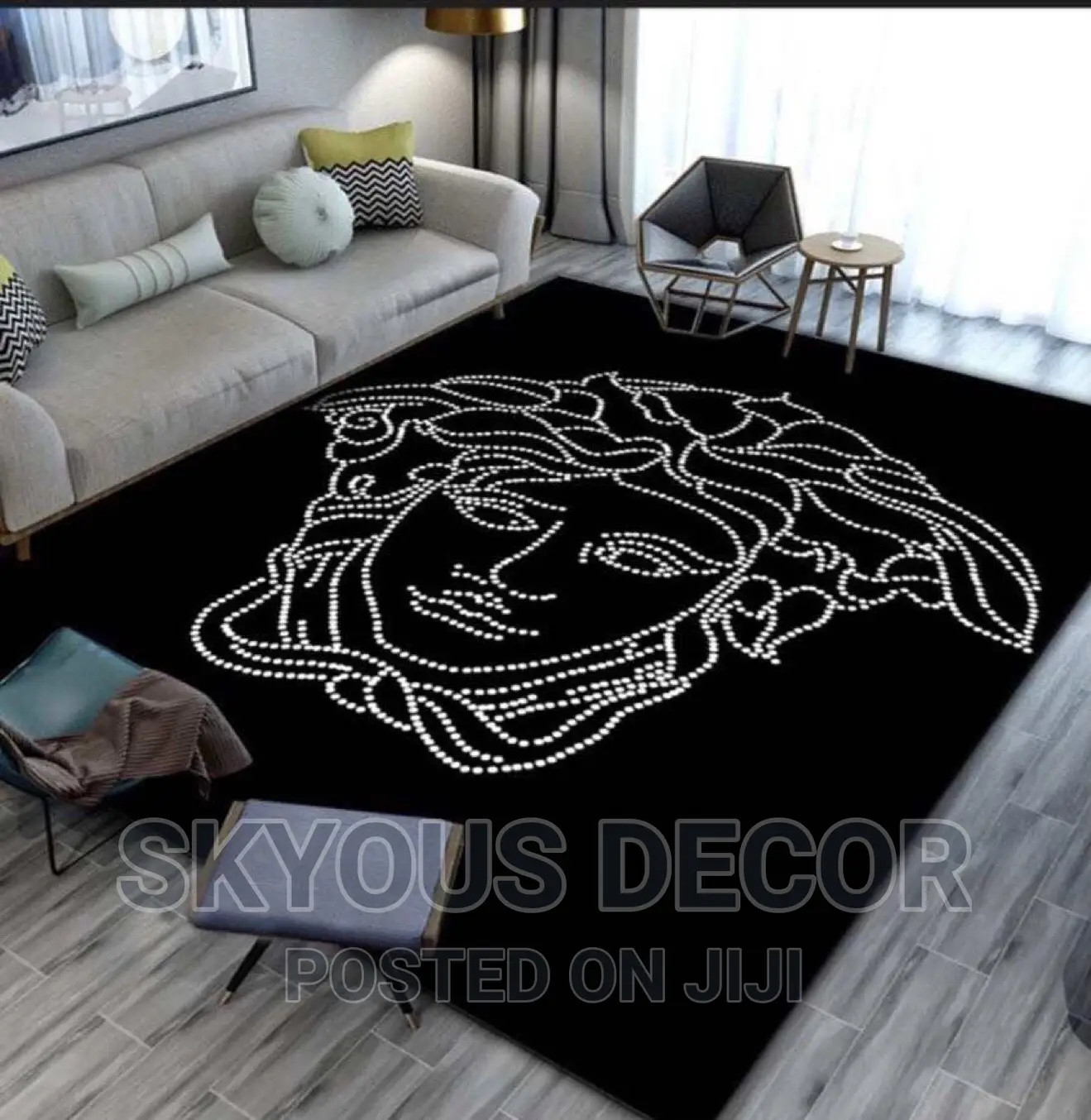 Modern Center Carpet 140 by 200cm