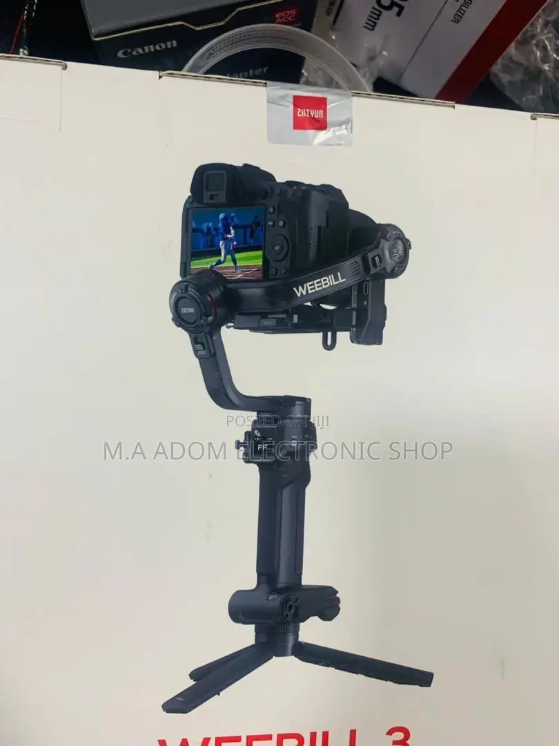 Quality Weebill-3 Handheld Gimbal Stabilizer and Fill Light.