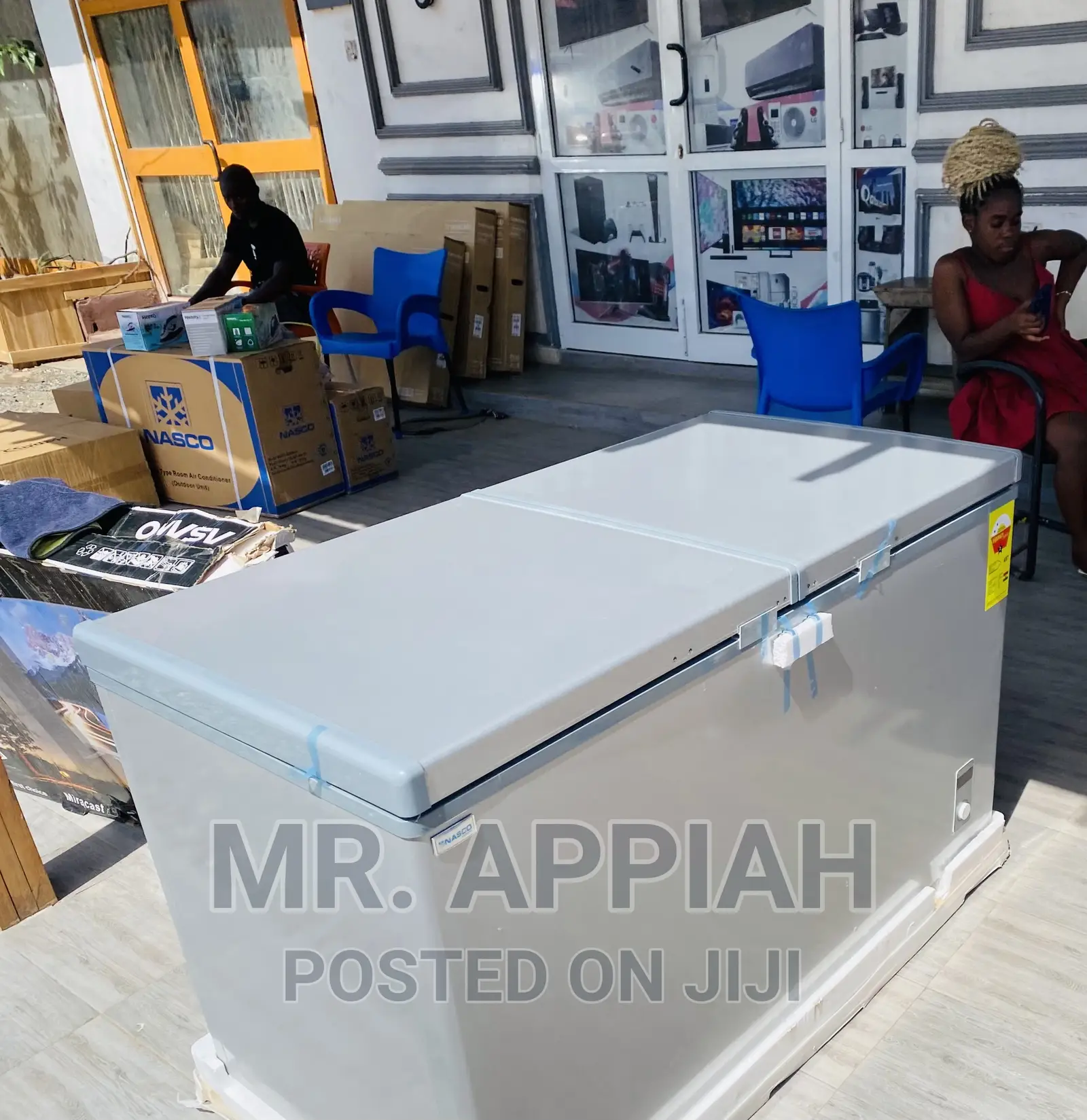 Fine Design Nasco 425ltr Double Door Freezer(Nas-500fl-Dd)