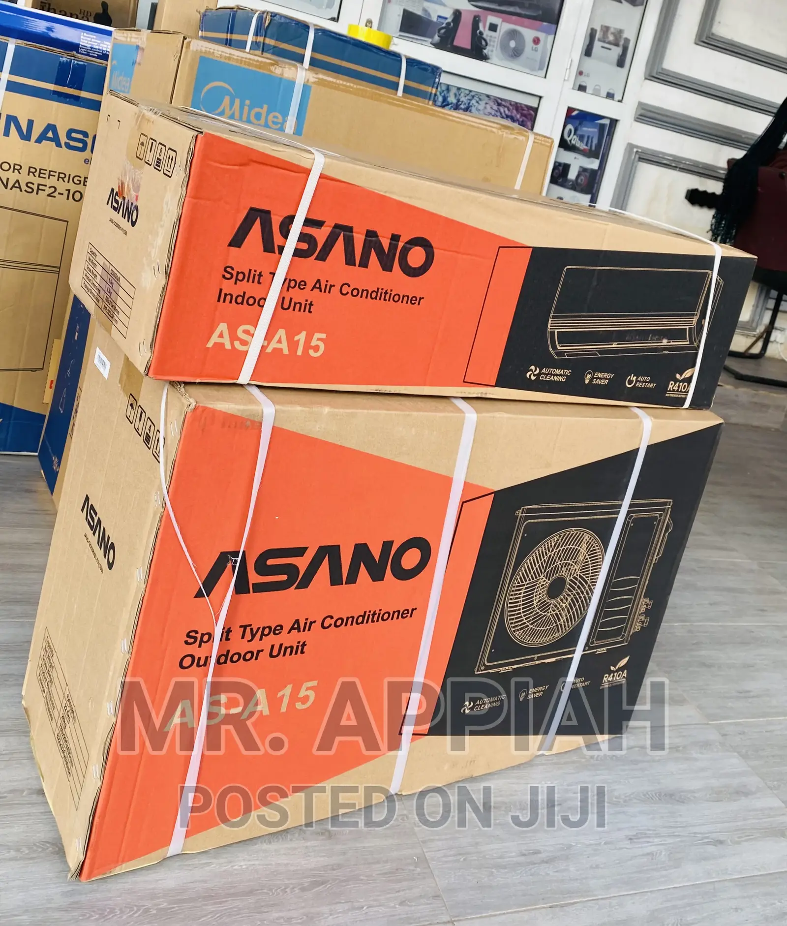 Top Notch Asano 1.5HP Electric Air Conditioner(White).