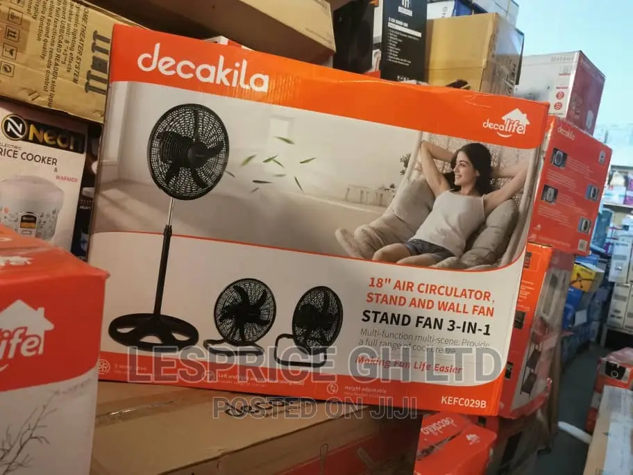 Decakila 18” Adjustable Fan
