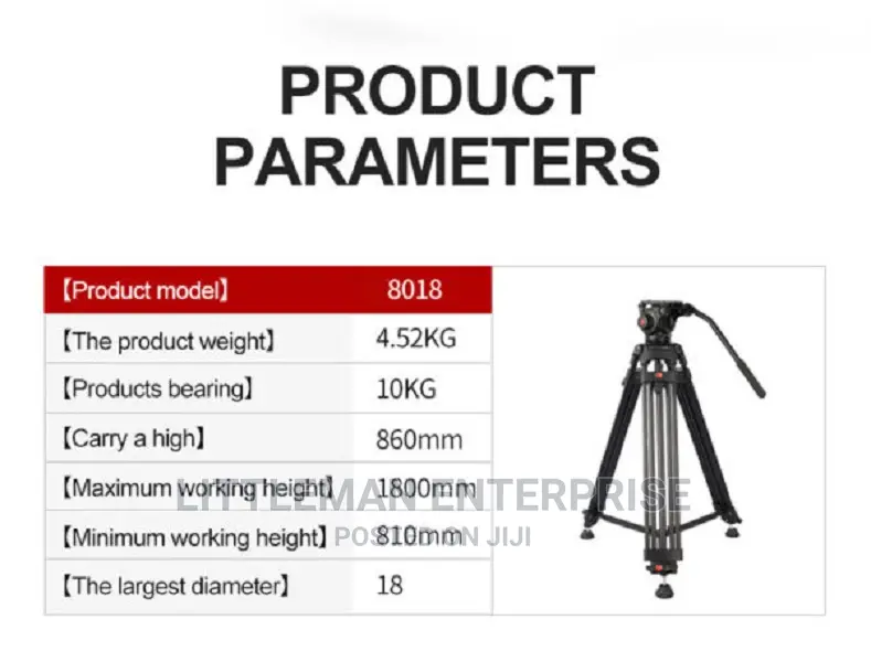 Camera Tripod Stand (Heavy Duty)