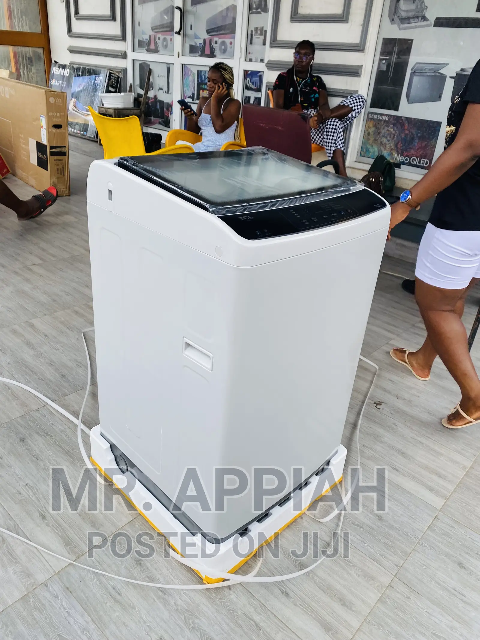 Unique Design TCL 8kg Top Load Washing Machine(708 TL)Gray