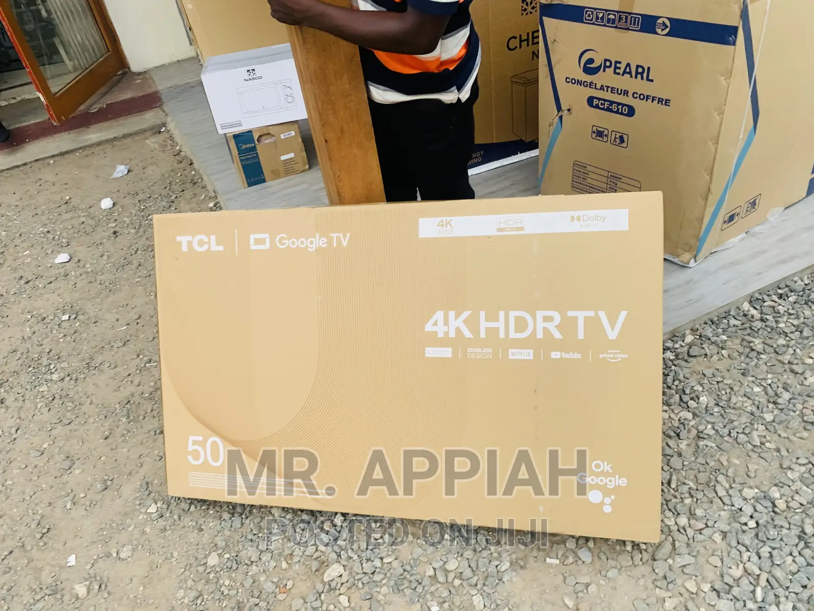 Highly Energy Saving TCL 50p635 50” HDR Google Tv,Black.