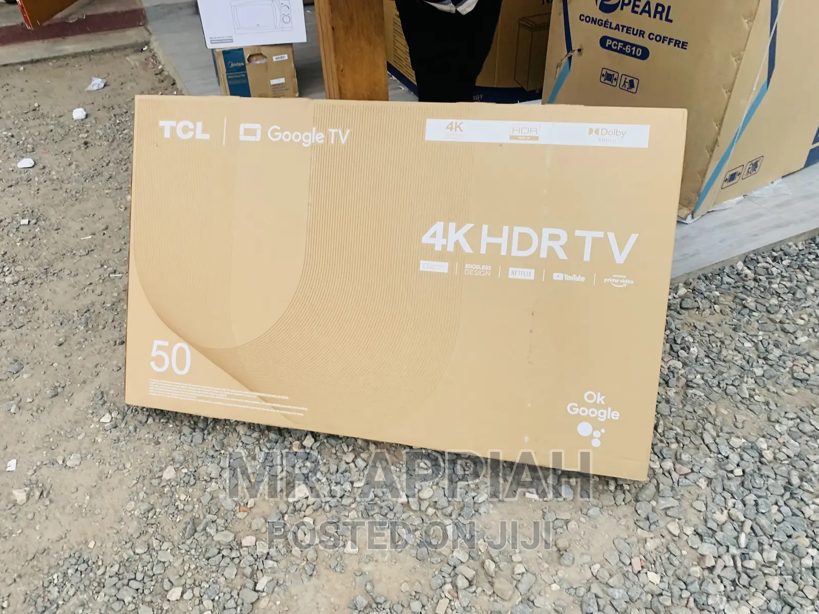 Highly Energy Saving TCL 50p635 50” HDR Google Tv,Black.