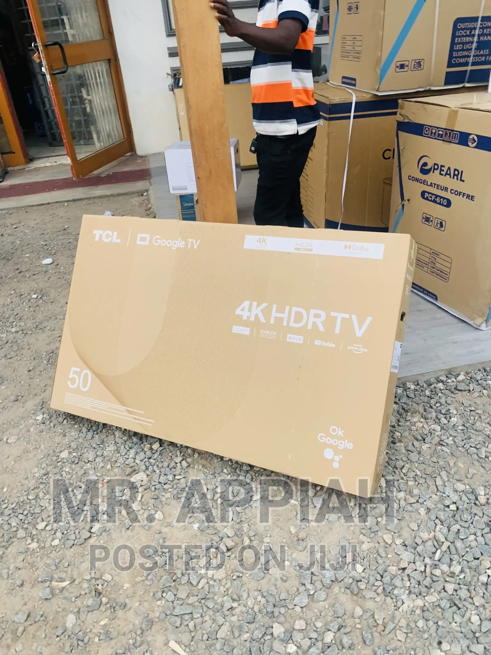 Latest and Durable TCL 50p635 HDR Google Tv(Black)50”.