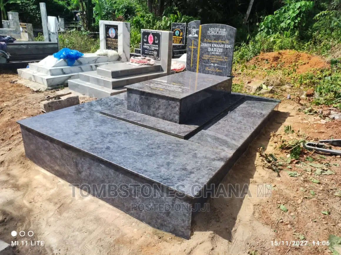 Full Granite Tombstone Done at Cape Coast
